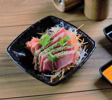 Coriander Seared Tuna Sashimi